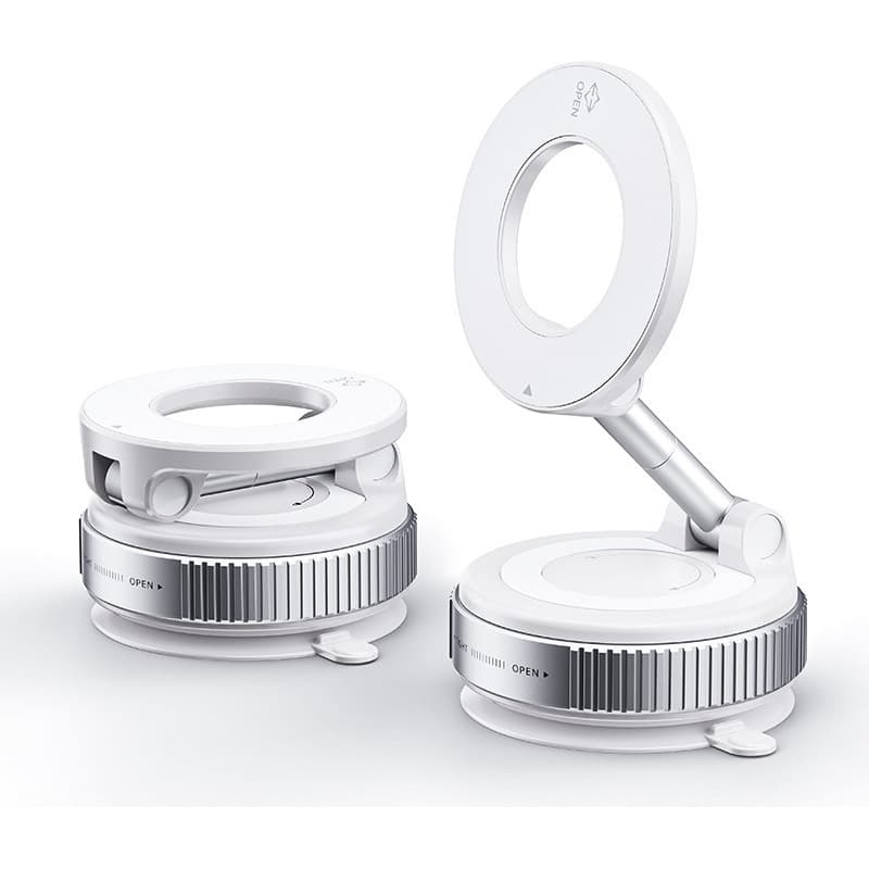 Suporte Celular Magnético Rotativo 360 Graus Com Ventosa