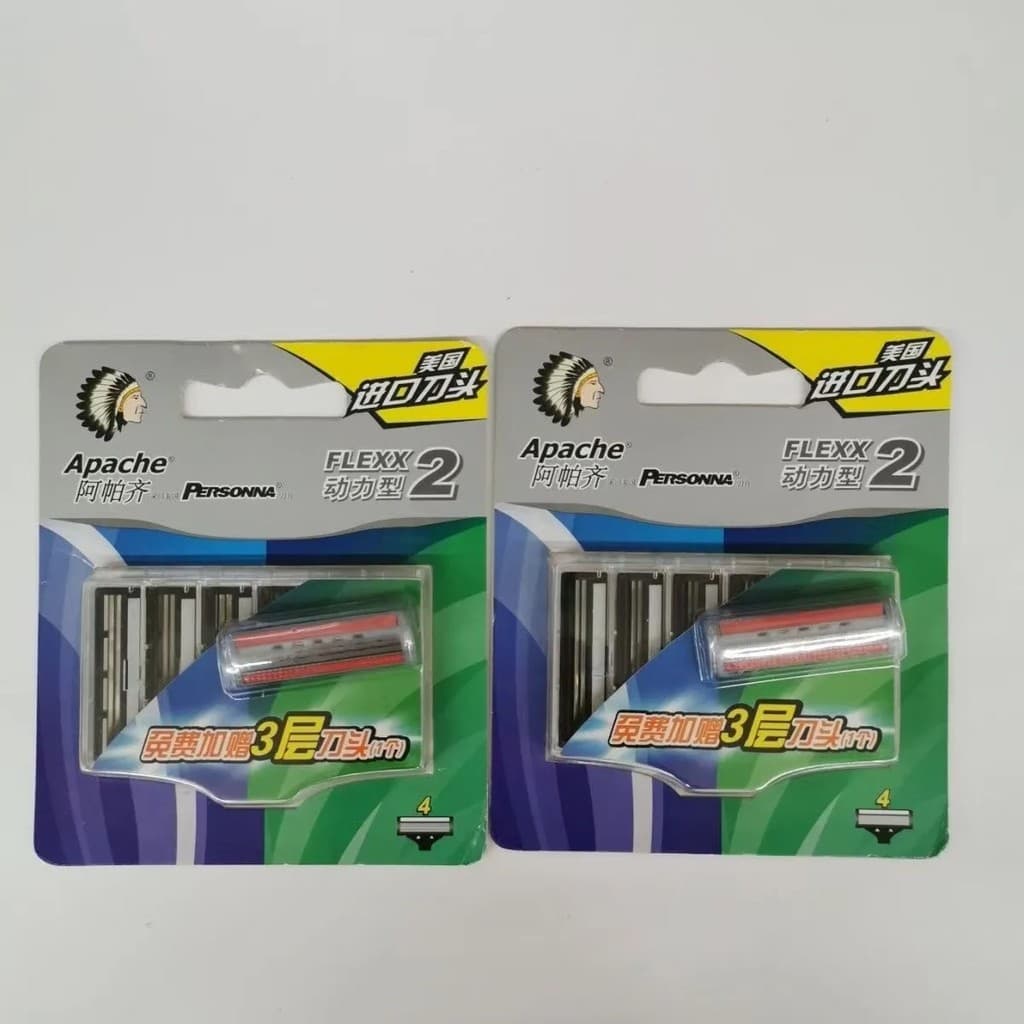 Apache Universal Power Blade Navalha de camada dupla Original importado 2 camadas 4 lâminas mais 1 lâmina durável