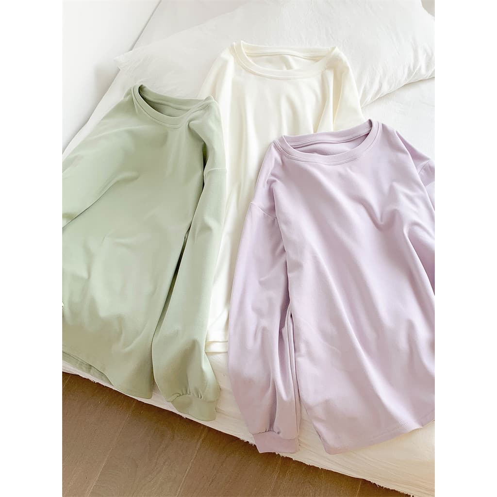 Macio Macio Macio Macio Macio |Pijama lixado feminino primavera outono estilo solto pode usar fora Casual ins estilo nuv