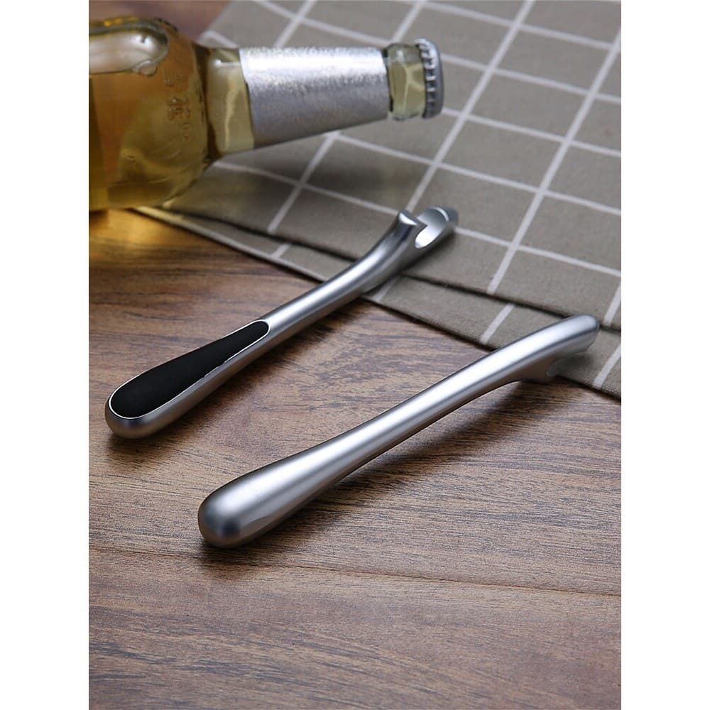 Ferramenta de tampa de garrafa de cerveja aberta, abridor de garrafa de Metal sólido, abridor de vinho criativo simplifi