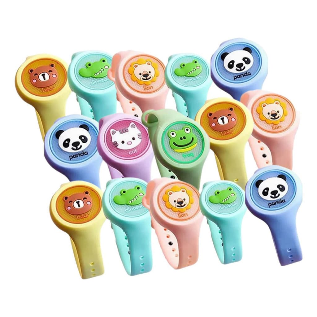 Pulseira Repelente Infantil Anti Mosquito Dengue Pernilongo Led Kit com 15