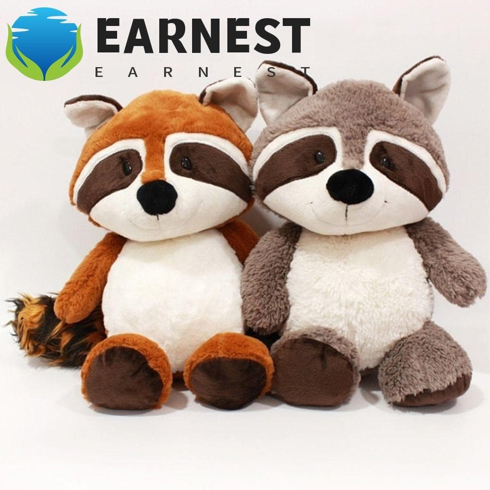 EARNEST Guaxinim Brinquedo De Pelúcia Natal Bonito Brinquedos Boneca Macio Simulação Crianças Presentes Do Bebê Animais