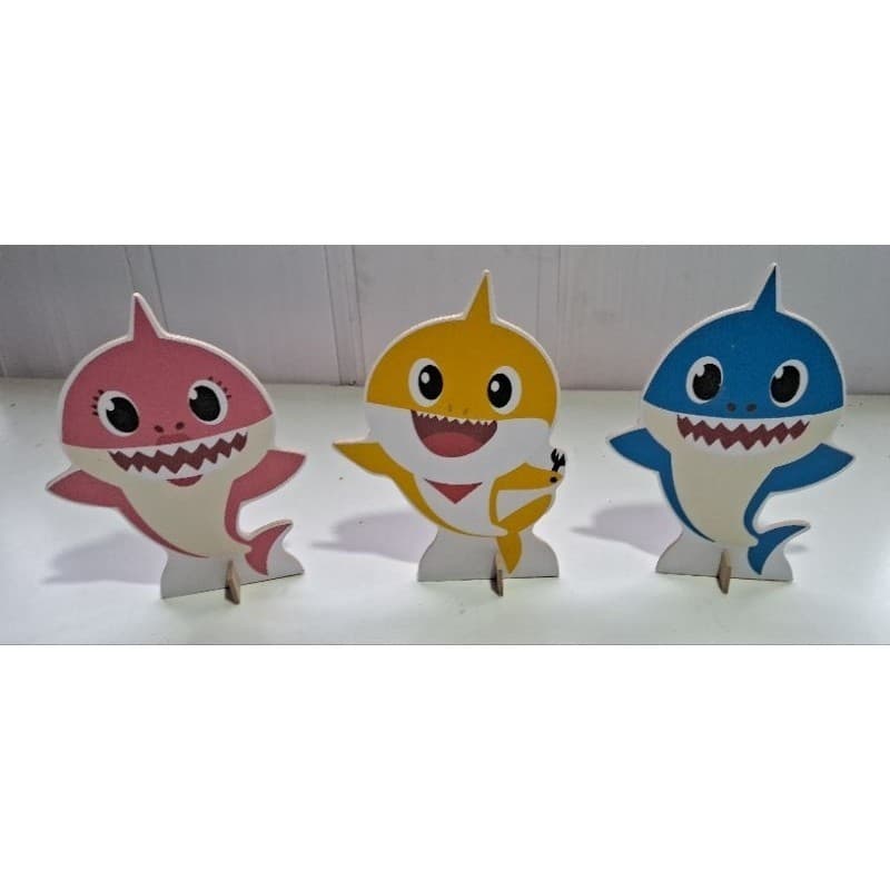 Baby shark display de mesa para decoração de festas