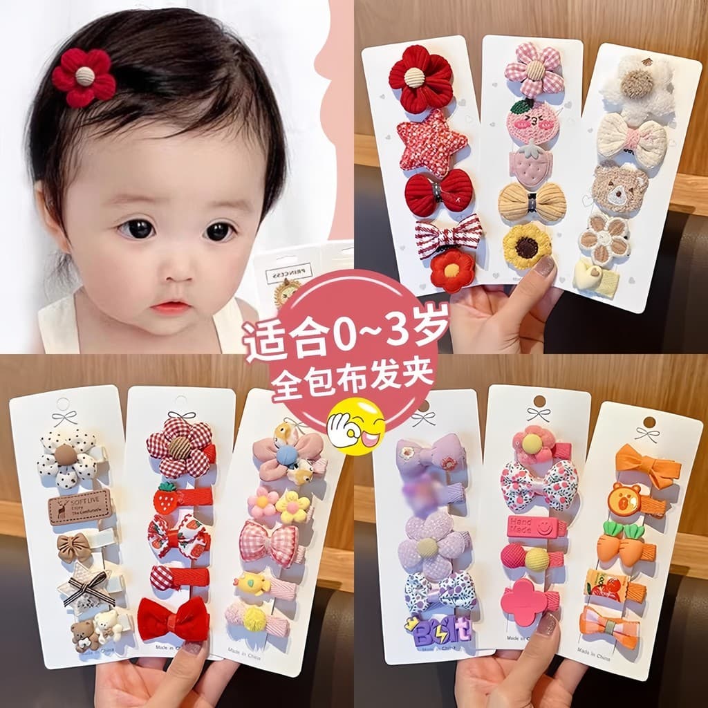 Cocar de grampo de cabelo para bebê