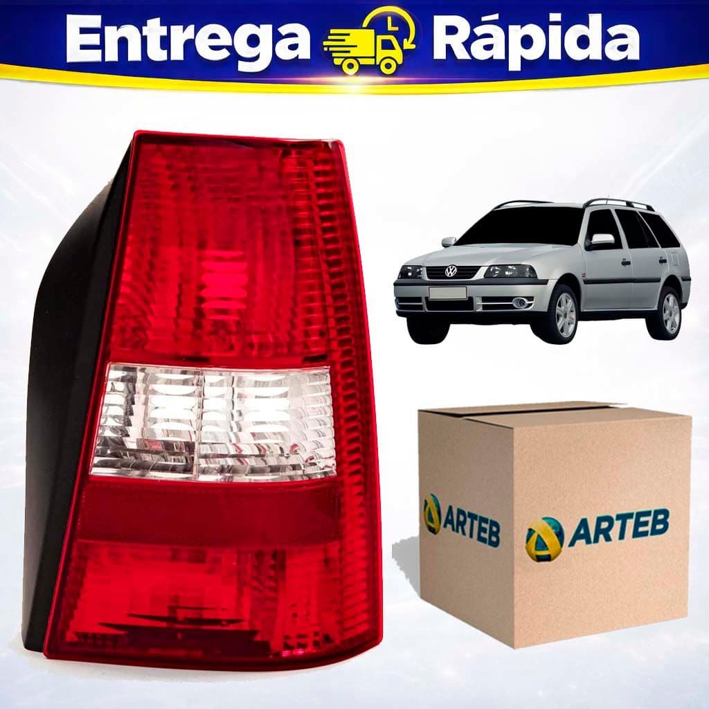 Lanterna Traseira VW Parati G3 2002 a 2005 Lado Direito (Passageiro) Original Arteb – Código 460298