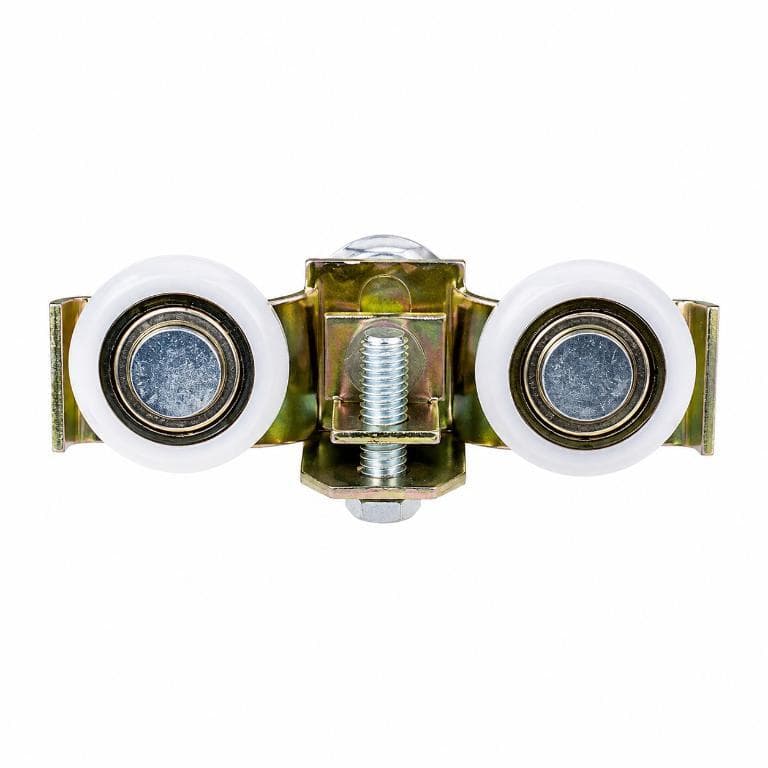 Kit c/ 2 Roldanas Dupla 1125DR Regulagem Brock 8 e 10mm Reforçada Porta Vidro Peso