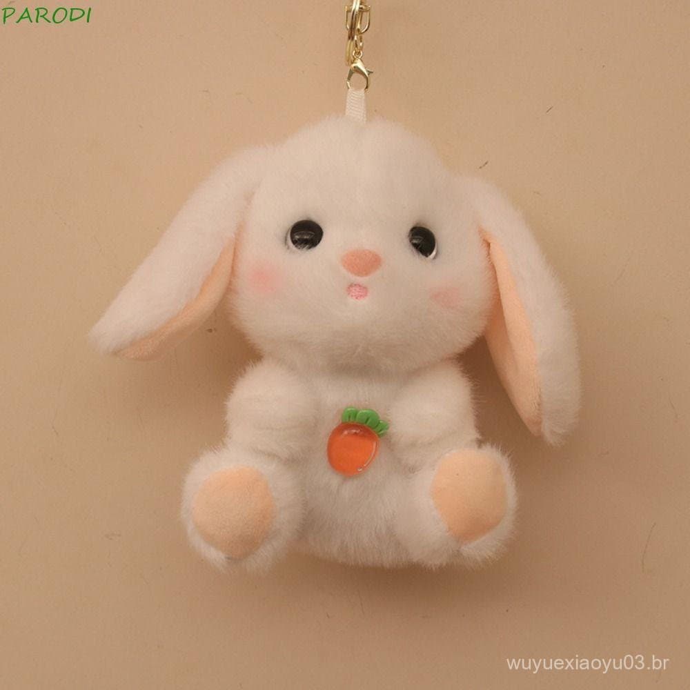 Chaveiro De Coelho De Pelúcia Paroi , Brinquedo De Casal De Bichos , Boneca Sentada Pequeno , Urso Animal