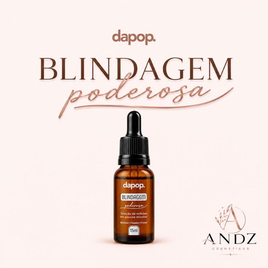 Blindagem Poderosa Dapop 15ml Fixador Primer Diluidor Alta Fixação Make