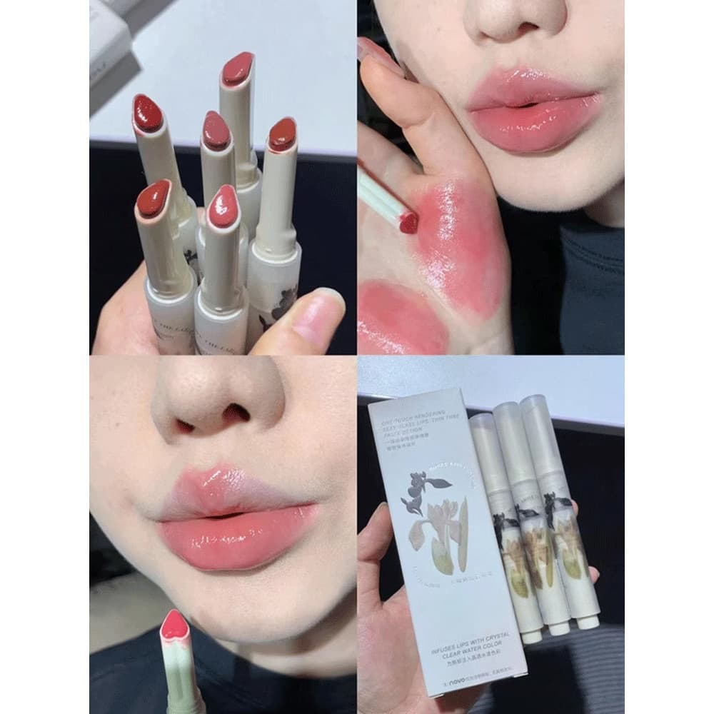 Mel beijo leite geléia batom caneta feminina não é fácil de desbotar não é fácil de colar copo hidratante à prova dwater