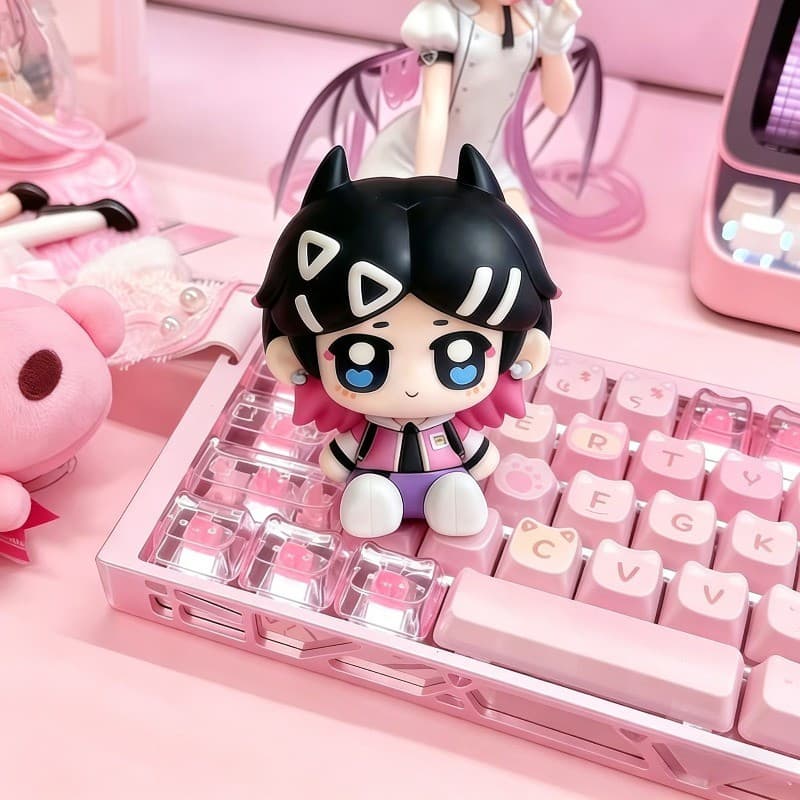 Bonito Yoru Cat Valorant Chibi Figura Decoração De Mesa De PVC De Alta Qualidade E Presente Para Jogadores
