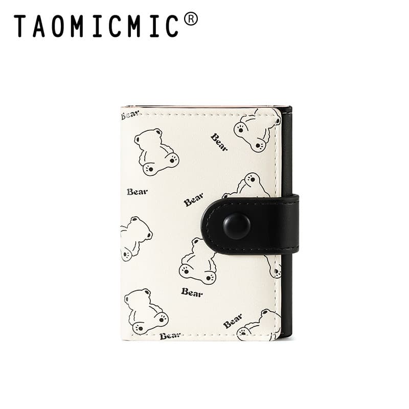 Carteira feminina carteira feminina senhoras superfície macia nicho simples carteira prata saco bonito impressão contras