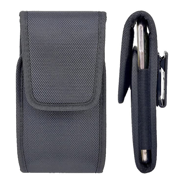 Clipe traseiro cinto saco de cintura do telefone móvel masculino idosos Vertical Velcro feltro Oxford pano pendurado cin