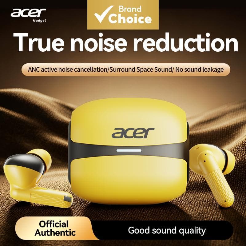 Acer OHR548 Fones De Ouvido TWS Intra-Auriculares HiFi Sound Bluetooth ENC HD Chamadas Com Cancelamento De Ruído Smartph