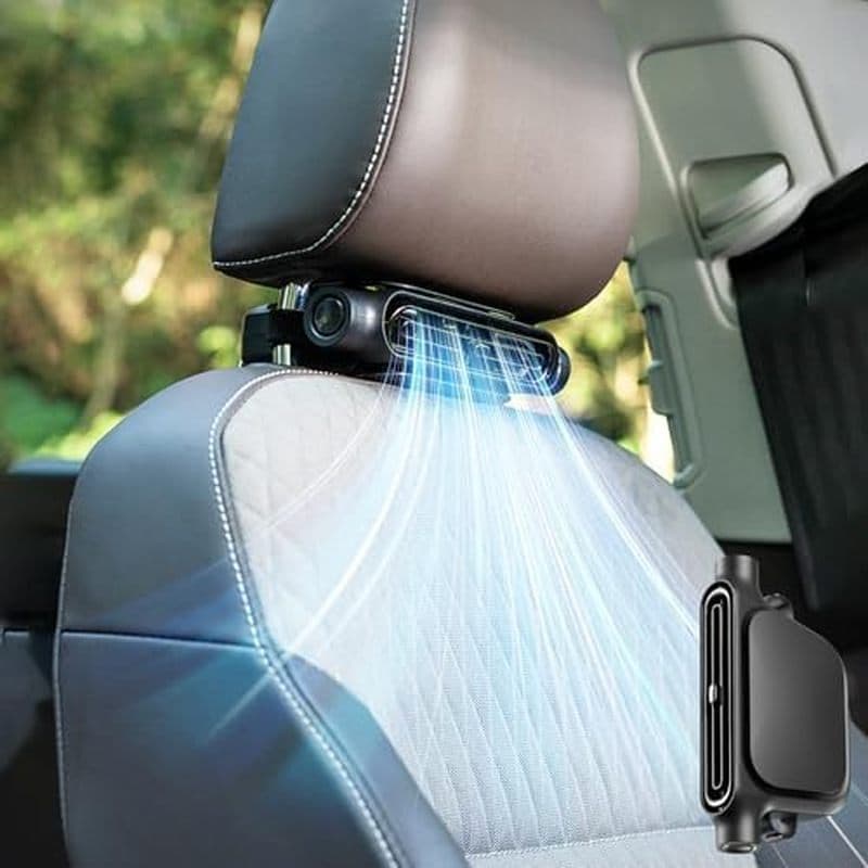 2026 Novo Ventilador De Assento De Carro , Resfriamento De Encosto De Cabeça Invisível Banco Traseiro USB Design De Veíc