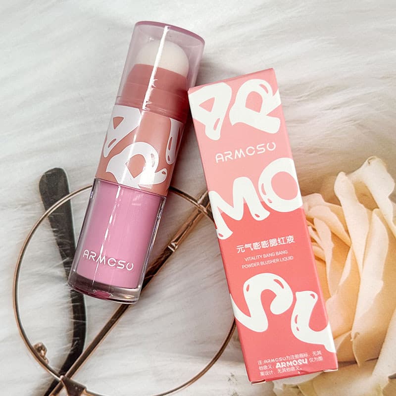 ARMOSU ARMOSU Vitality Blush Líquido Blush de duas cores Creme Blush líquido