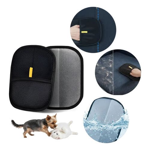 2 Luva Tirar Pelo Pet Roupa Sofá Mágica Luva Reutilizável