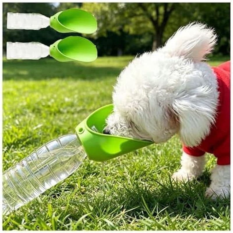 Tigela De Água Para Cães Andando Em Design De Larga Forma De Nâlingfor Outdde