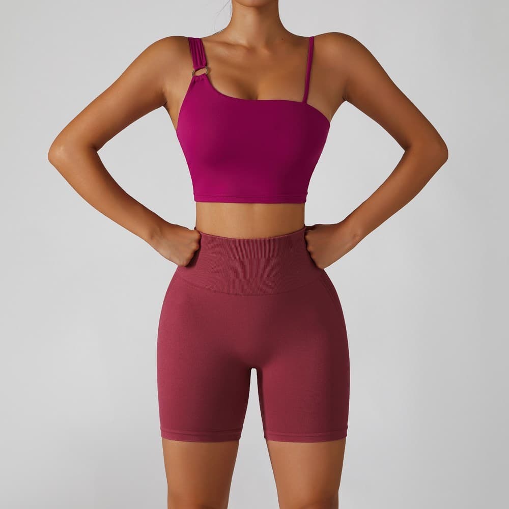 Europeu americano roupas de Yoga nu bonito volta sutiã esportivo cintura alta shorts de Fitness terno de ferro ginásio s