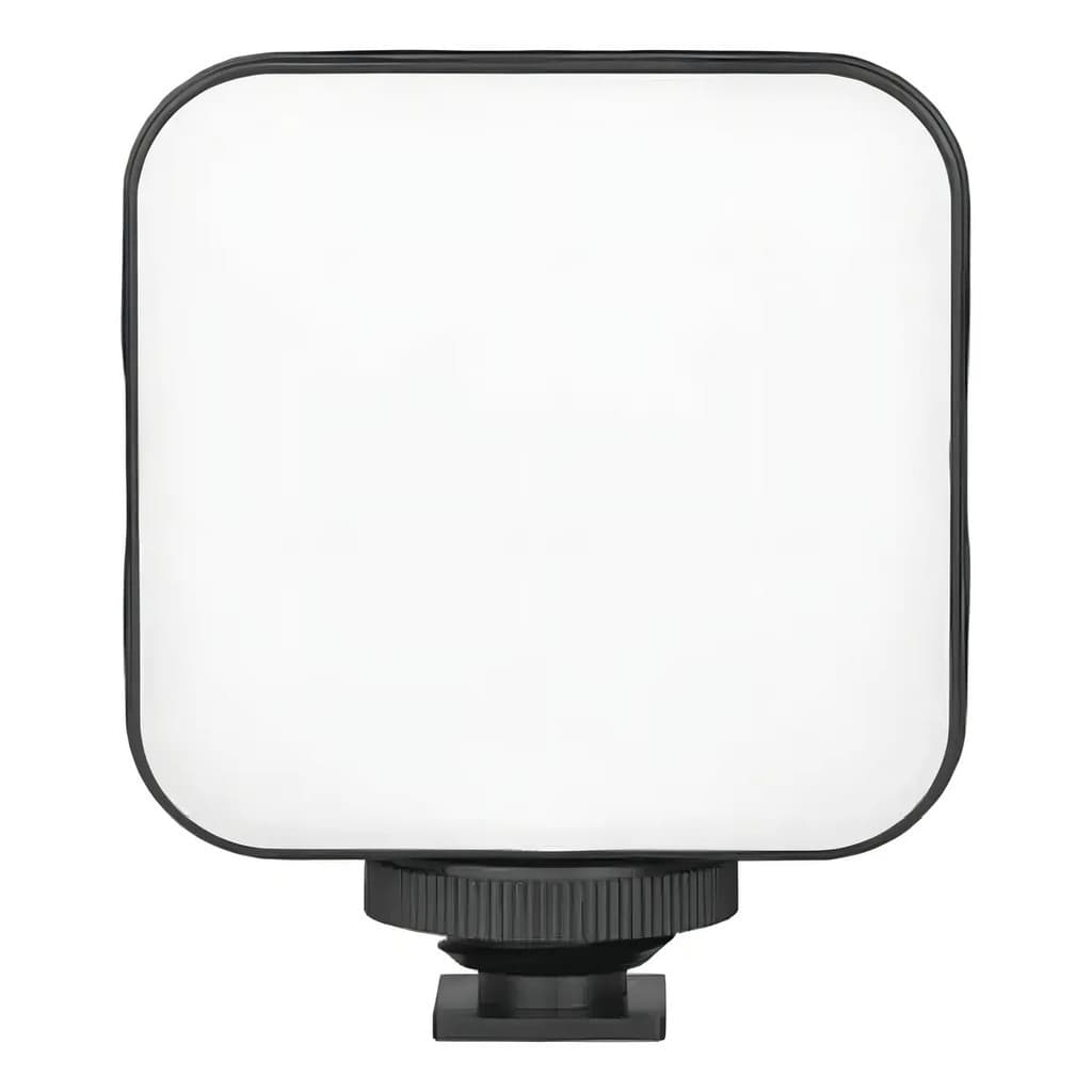 Luz Preenchimento Led 7w 49 Leds 5600k Foto Video Tomate 127/220v Preto Branco-quente/branco-frio