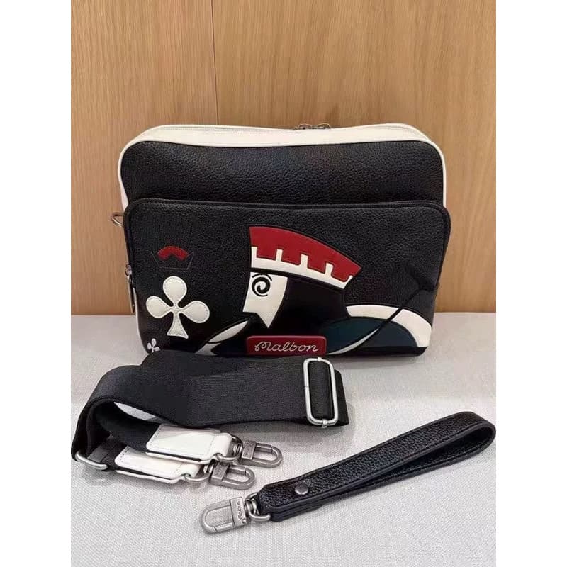 Pedido Original saco de golfe malbon feminino saco 25 ombro saco do mensageiro bolsa Rangefinder armazenamento pequeno s