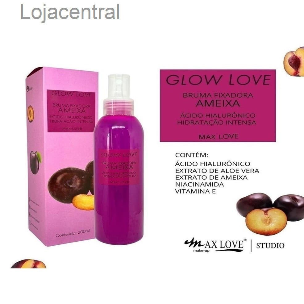 Bruma Fixadora Glow Love Ameixa Max Love 1