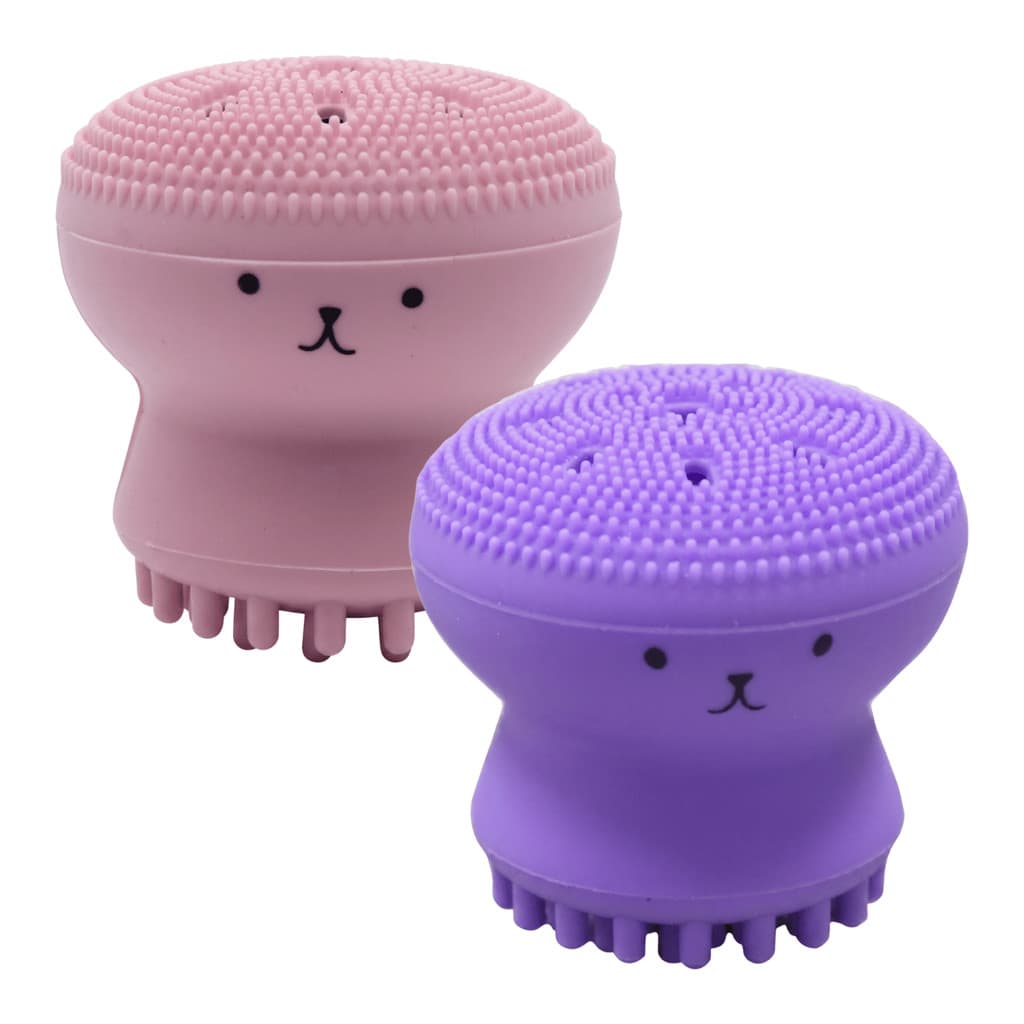 Esponja de Limpeza Facial Esfoliante Skincare de Silicone Para Lavar o Rosto Duravel Confortável