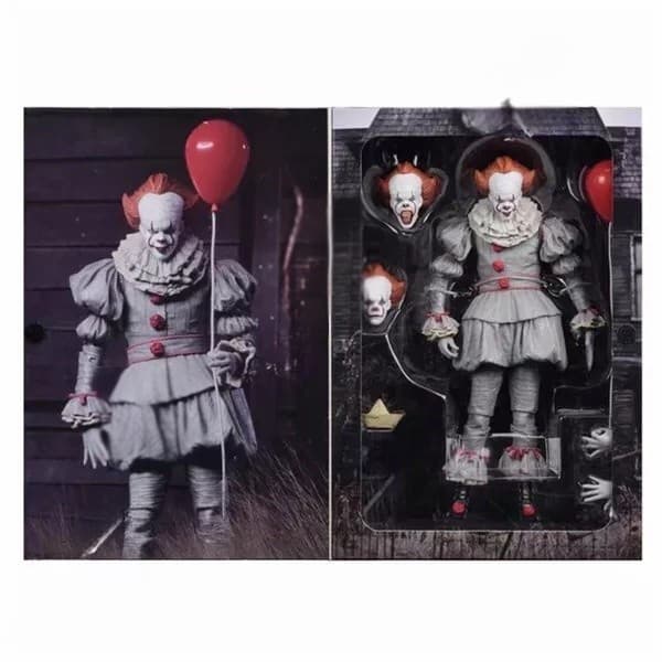 NECA It 2017 Stephen King's Pennywise Action Change Toys Modelo Bonecos W57W-*