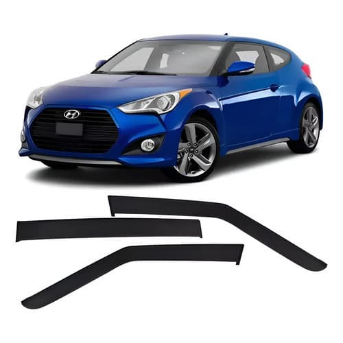 Calha De Chuva Defletor Veloster 3 Portas Ecoflex