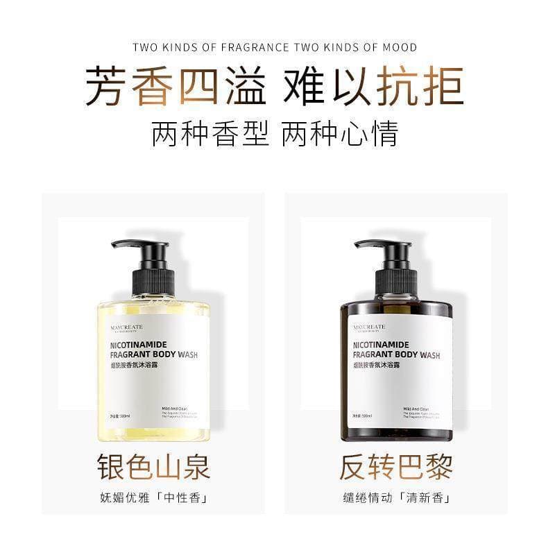 Sabonete Líquido Perfumado De Nicotinamida 500ml Gel De Banho Fragrância