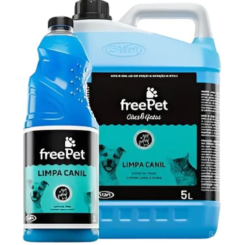 LIMPA CANIL FREE PET 2 E 5 LITROS CONCENTRADO DILUÍVEL