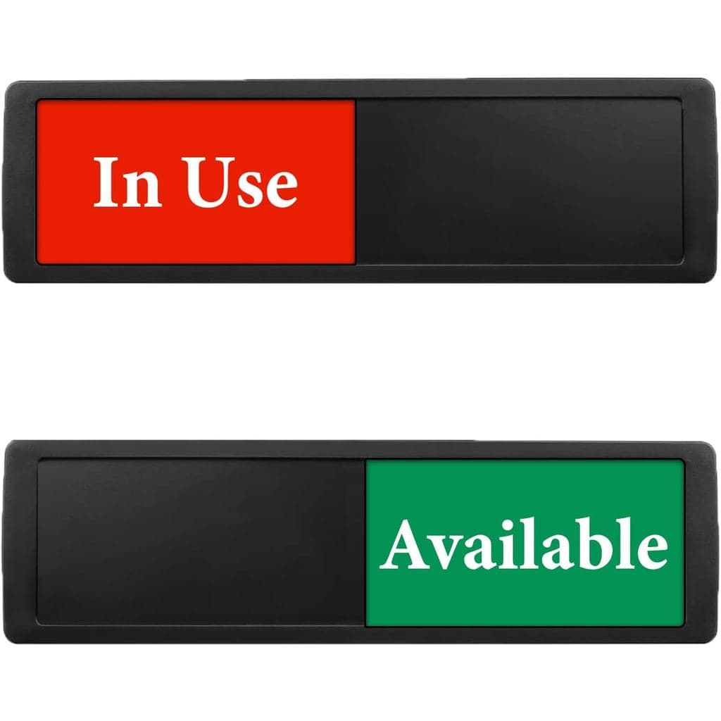 Placa de Sinalização de Uso ou Disponibilidade, Placa de Ocupação/Libertação para Casa, Escritório, Hospital, Banheiro,
