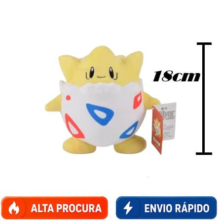 Pelúcia Pokémon Togepi 18cm Fofa Macia Anime Colecionável Presente para Crianças e Fãs