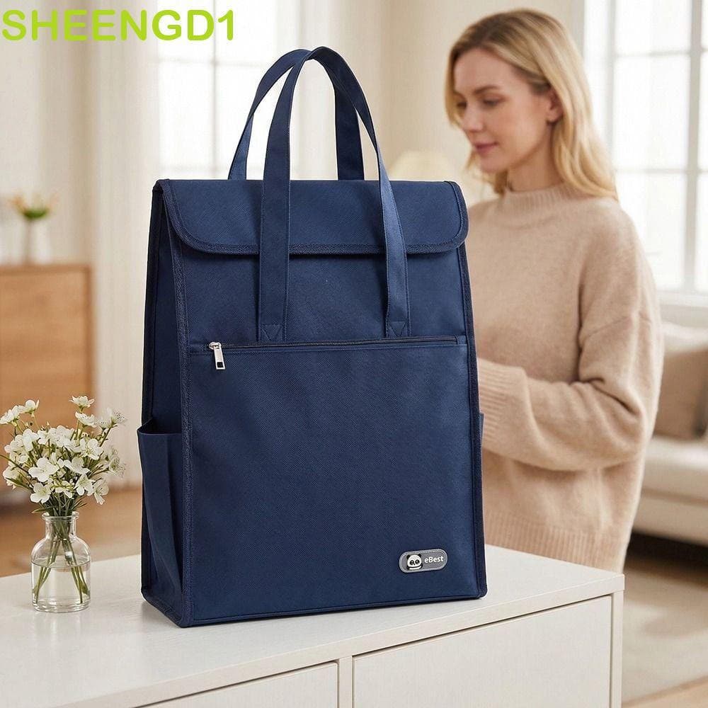 SHEENGD1 Sacola , Bolsa Durável De Tutorial Para Estudantes Com Vários Bolsos De Ombro De Camada Dupla De Tecido Oxford