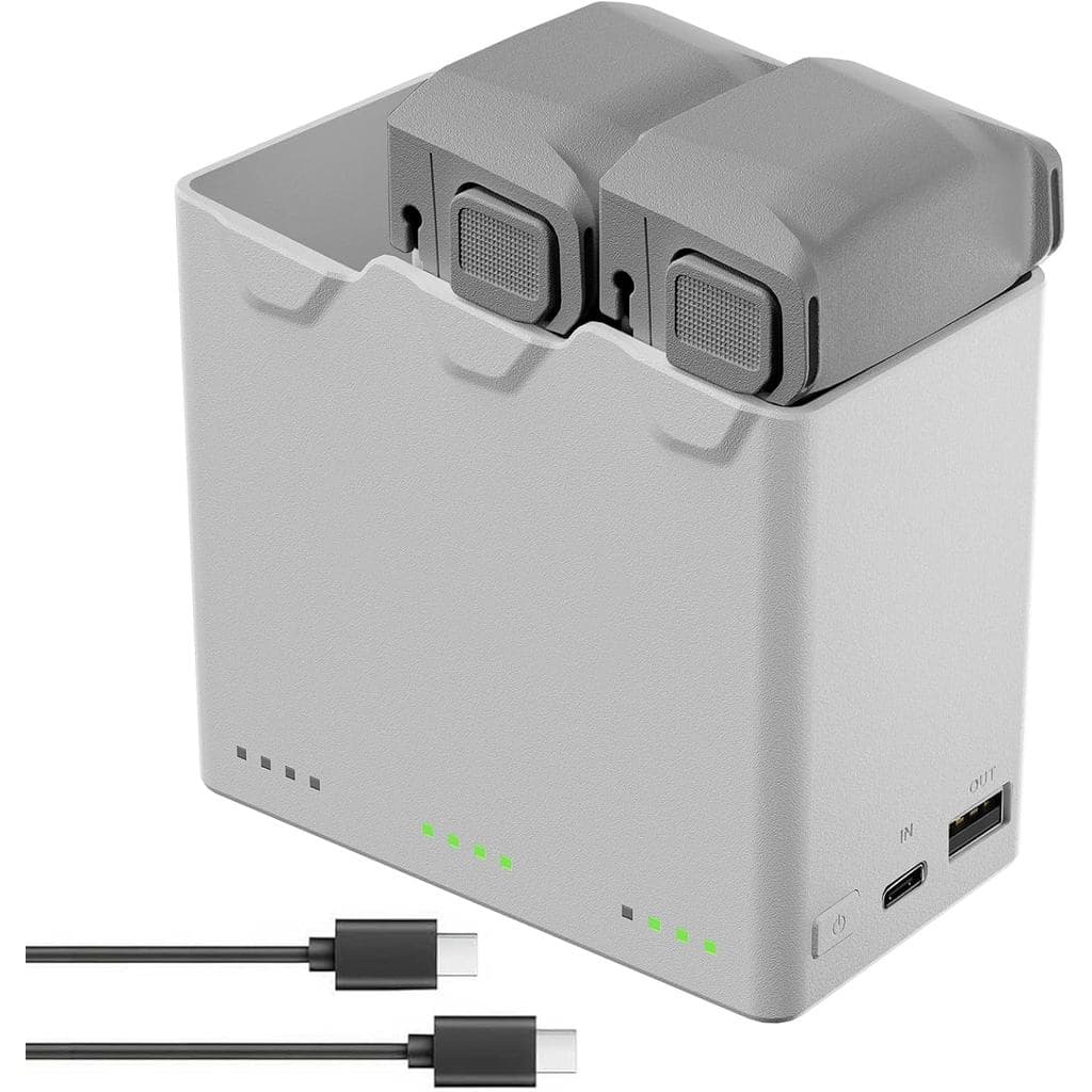 Bateria de Voo Inteligente Plus (Pacote com 2) com Hub de Carregamento Bidirecional para DJI Mini 5 Pro 5000 mAh 47 Minu