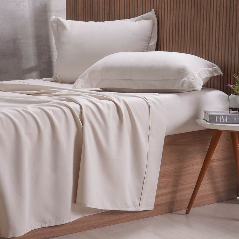 Jogo de Cama Casal 4 Pçs 1000 Fios Toque Acetinado Tessi