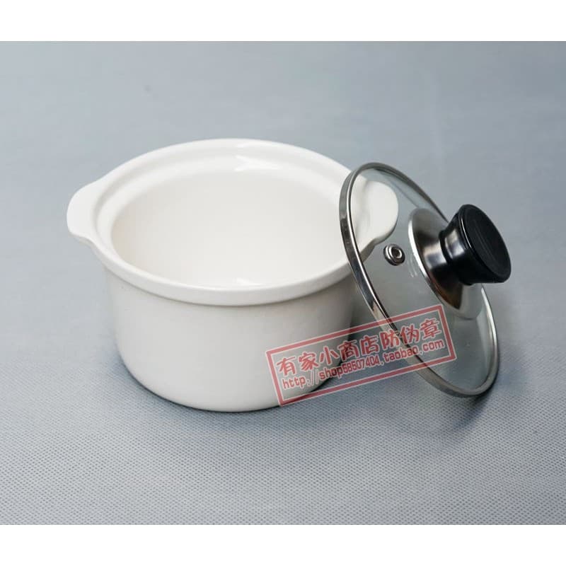 Adequado para pequeno urso branco HL-0627 pote de Congee elétrico para bebê BB pote de guisado elétrico forro de cerâmic