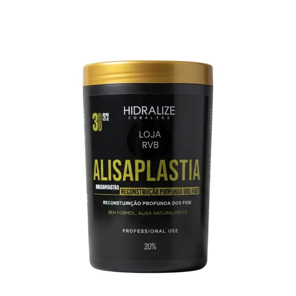 Mascara Alisaplastia 3 Minutos 1kg - Reconstrução Profunda dos Fios