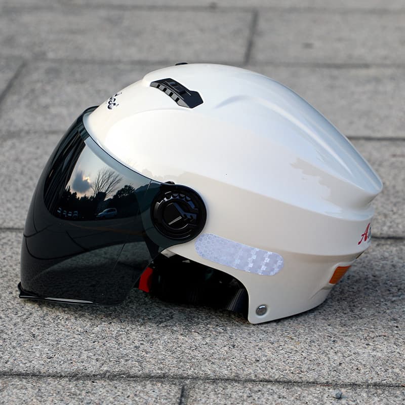 Protetor solar motocicleta masculino capacete de verão bateria elétrica carro quatro estações feminino padrão nacional c