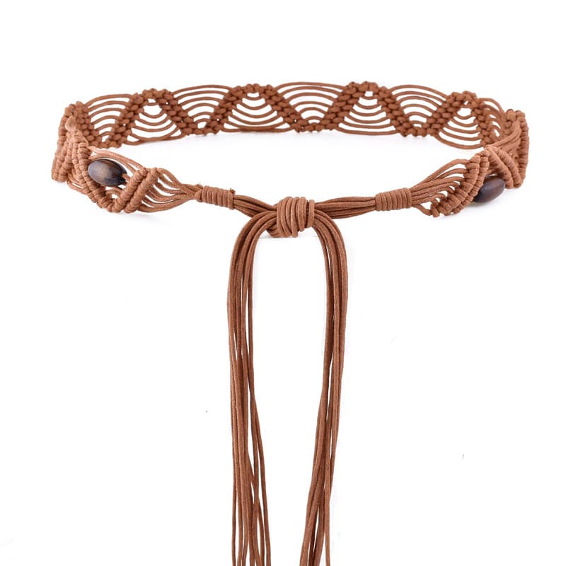 Frete grátis estilo étnico elegante tecido feminino cinto largo nó chinês cinto decorativo com saia cinto feminino largo
