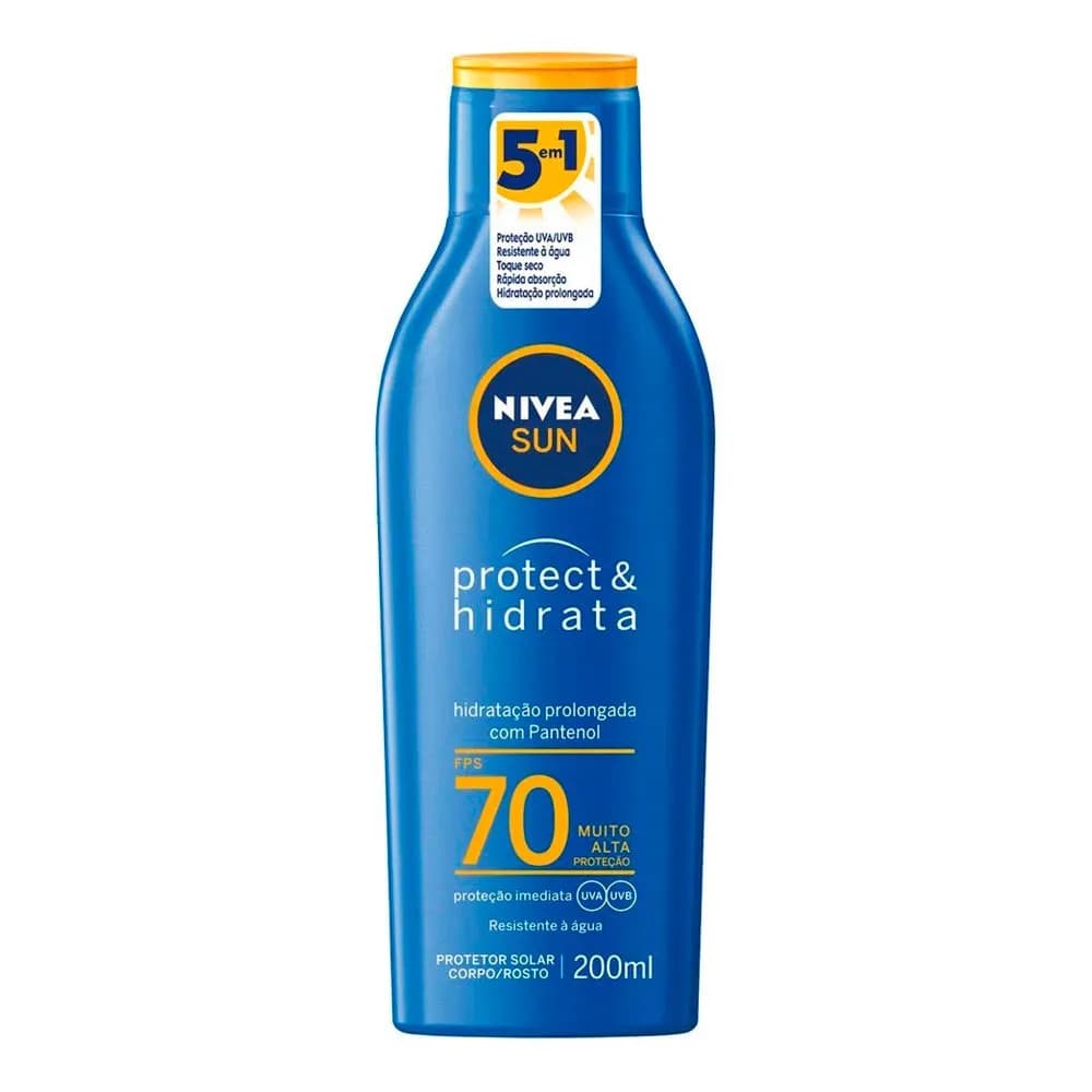 Protetor Solar Sun Protect & Hidrata Fps70 200ml Nivea