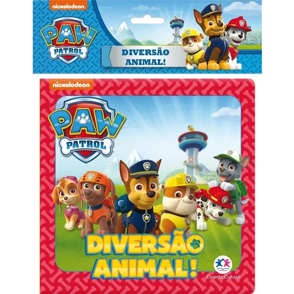 PAW PATROL - DIVERSAO ANIMAL - LIVRO DE BANHO autor CIRANDA CULTURAL