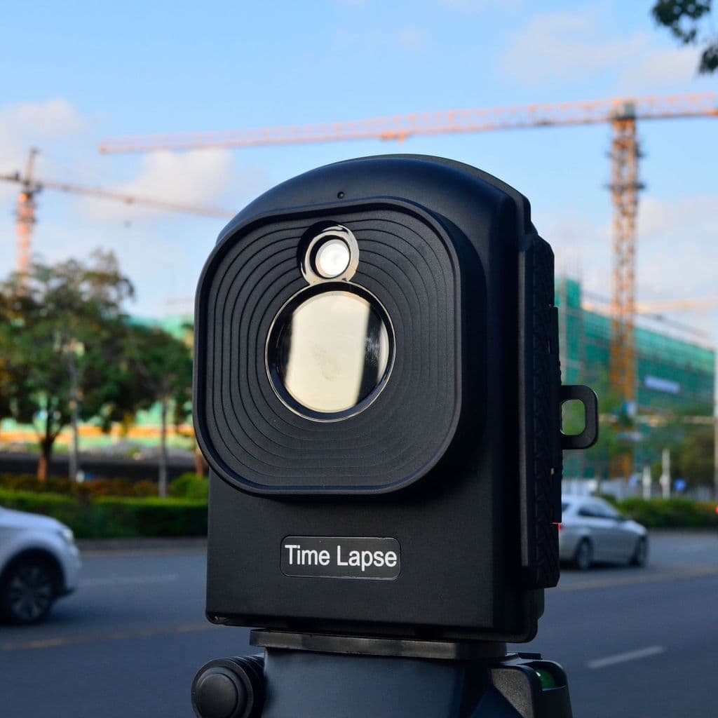Engenharia de construção ao ar livre Pesquisa científica Registro Câmera de vídeo com lapso de tempo Baixa luz completa