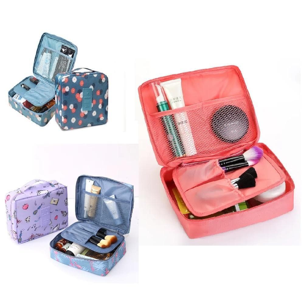 Necessaire Frasqueira Viagem Bolsa Maquiagem Organizador Cosméticos Academia Multiuso Impermeável