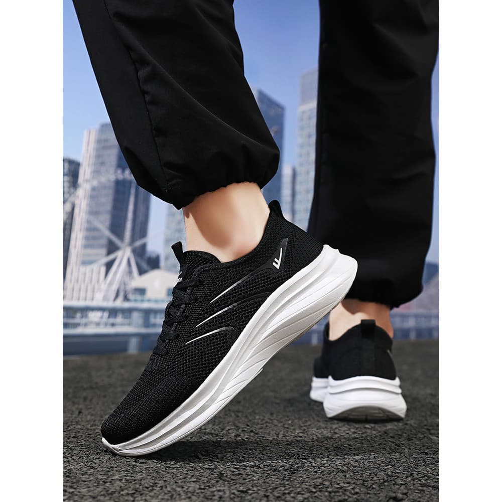 Puxar para trás sapatos masculinos 2026 novo estilo verão malha respirável tênis masculino leve sapatos de malha de sola