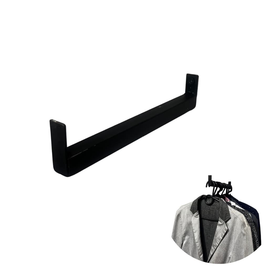 Cabideiro de Parede 25cm Metalon Resistente para Locais Pequenos e Aconchegantes