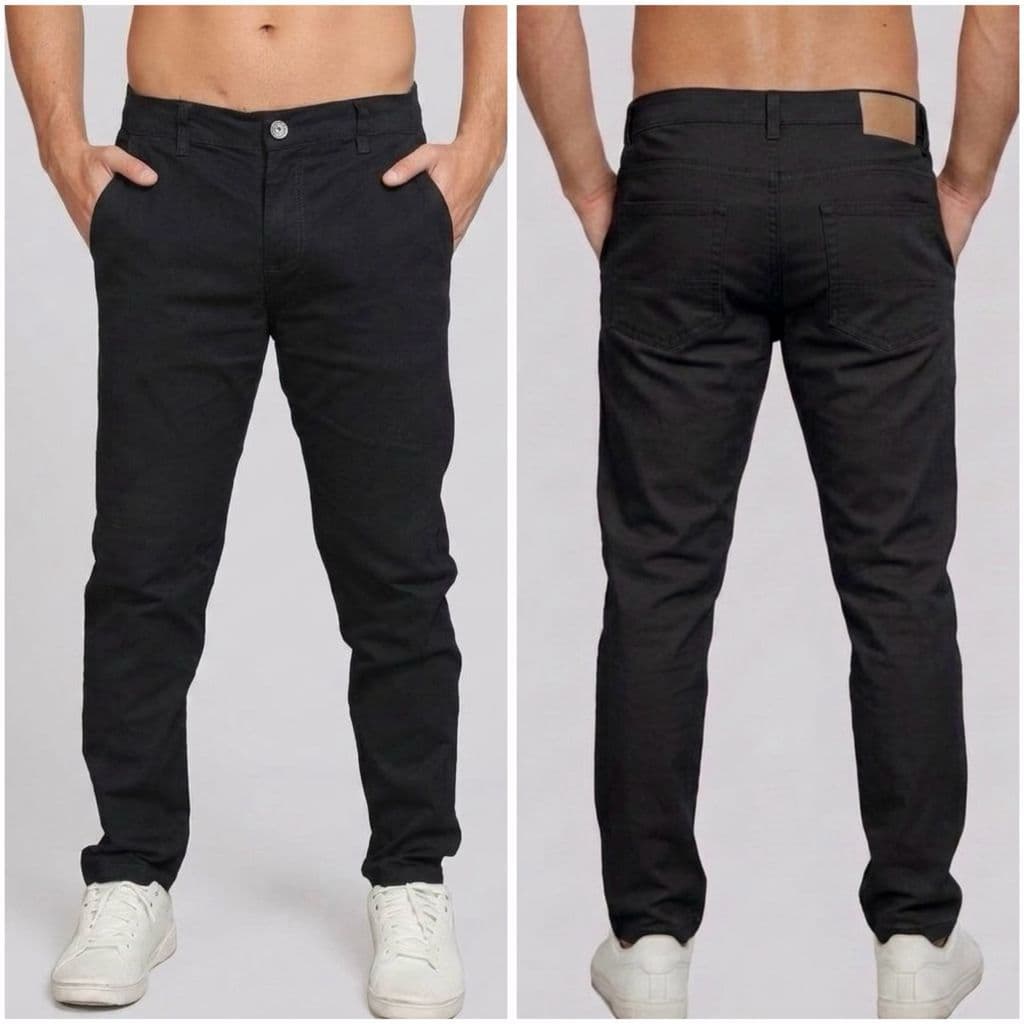 Calça Sarja  Masculina Premium Casual Com Bolsos Promoção a Pronta Entrega Fabricante