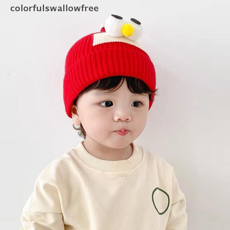 Colorfulswallowfree Outono Inverno Bonito Chapéu Do Bebê Estilo Coreano Pulôver De Lã Proteção De Ouvido ABC Malha Das C