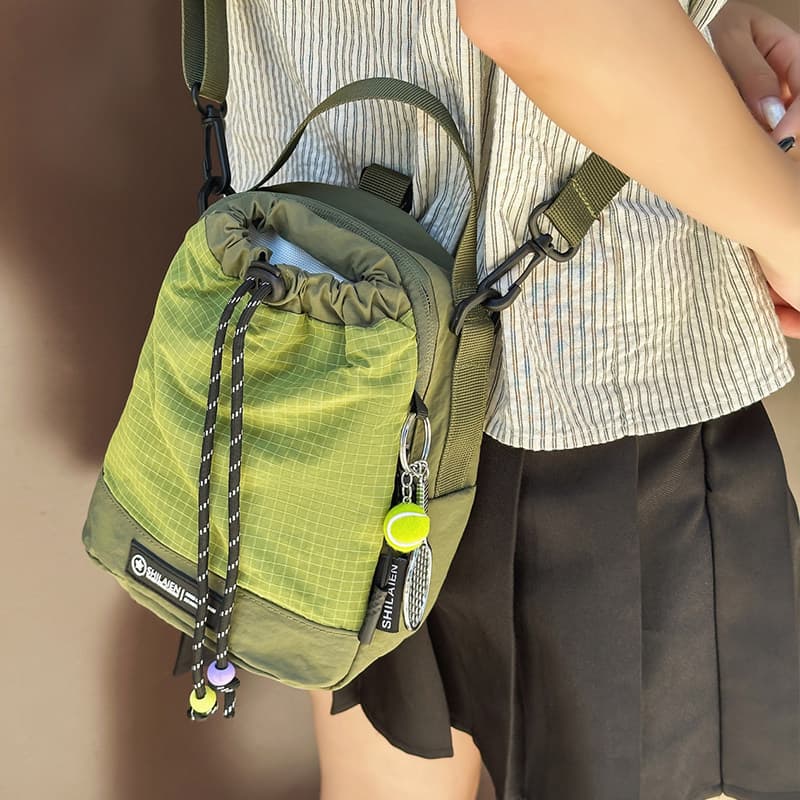 Bolsa para garrafa de água para escalada de montanha, portátil, leve, ao ar livre, mensageiro, copo de água para celular