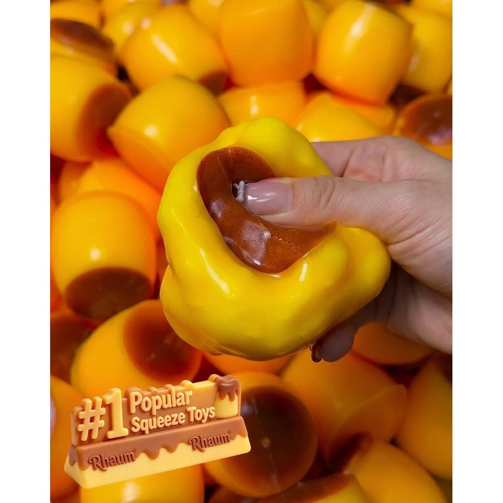 Pudim De Caramelo Bola De Estresse Squishy Crunchy Bead Preenchido Sem Rebote Taba Artesanal ASMR Alívio De Ansiedade Pa