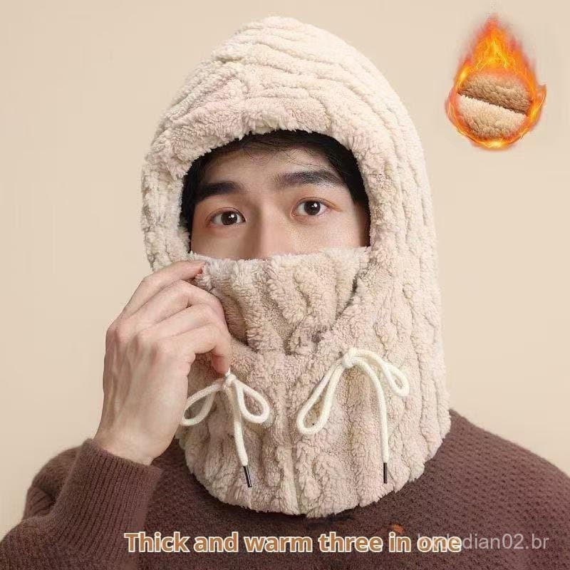 Chapéu Unissex Ajustável Elegante , Quente De Inverno , Proteção À Prova De Vento Para Exterior E Pescoço De Orelha L5l3